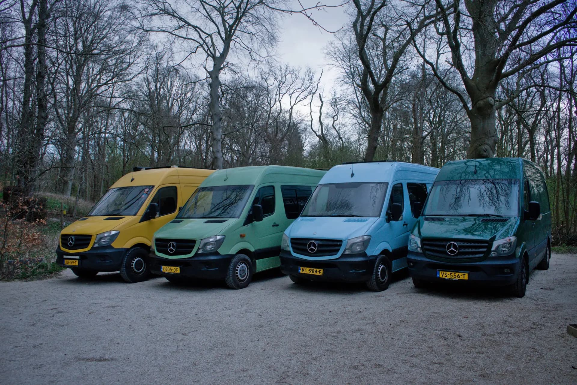 Campfire Vans campervan in nature